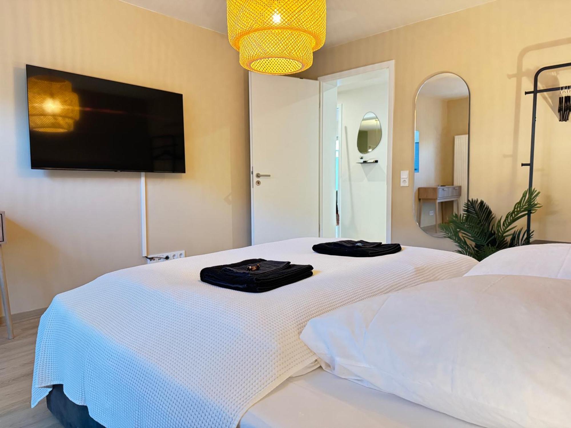 Lightplace • Design • Boxspring • Balkon • 2 Smart Tv •Innenstadt Braunschweig Exteriör bild